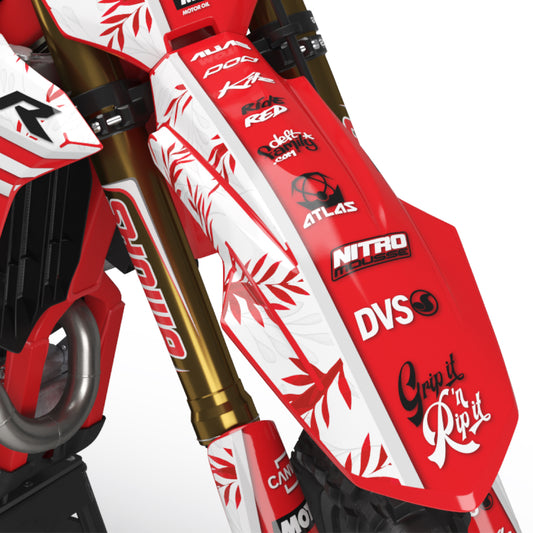 Phoenix Honda CRF 250 300 450 R RX RXW L Enduro Front Mudguard Fender Bolt-On Plastic & Graphics Kit