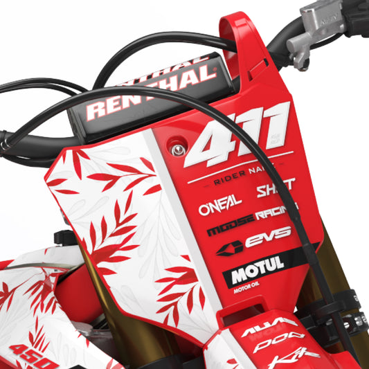 Phoenix Honda CRF 250 300 450 R RX RXW L Enduro Front Number Board Bolt-On Plastic & Graphics Kit