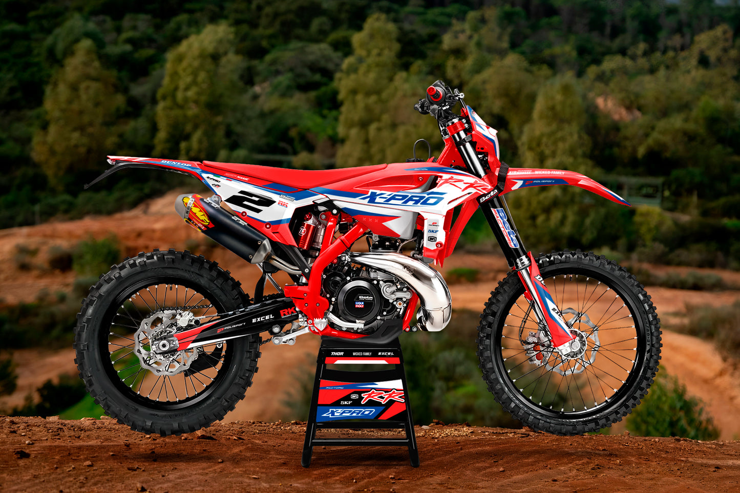 Beta RR X-PRO Toscana Graphics Kit - RX 2T 250 350 RX 4T 450