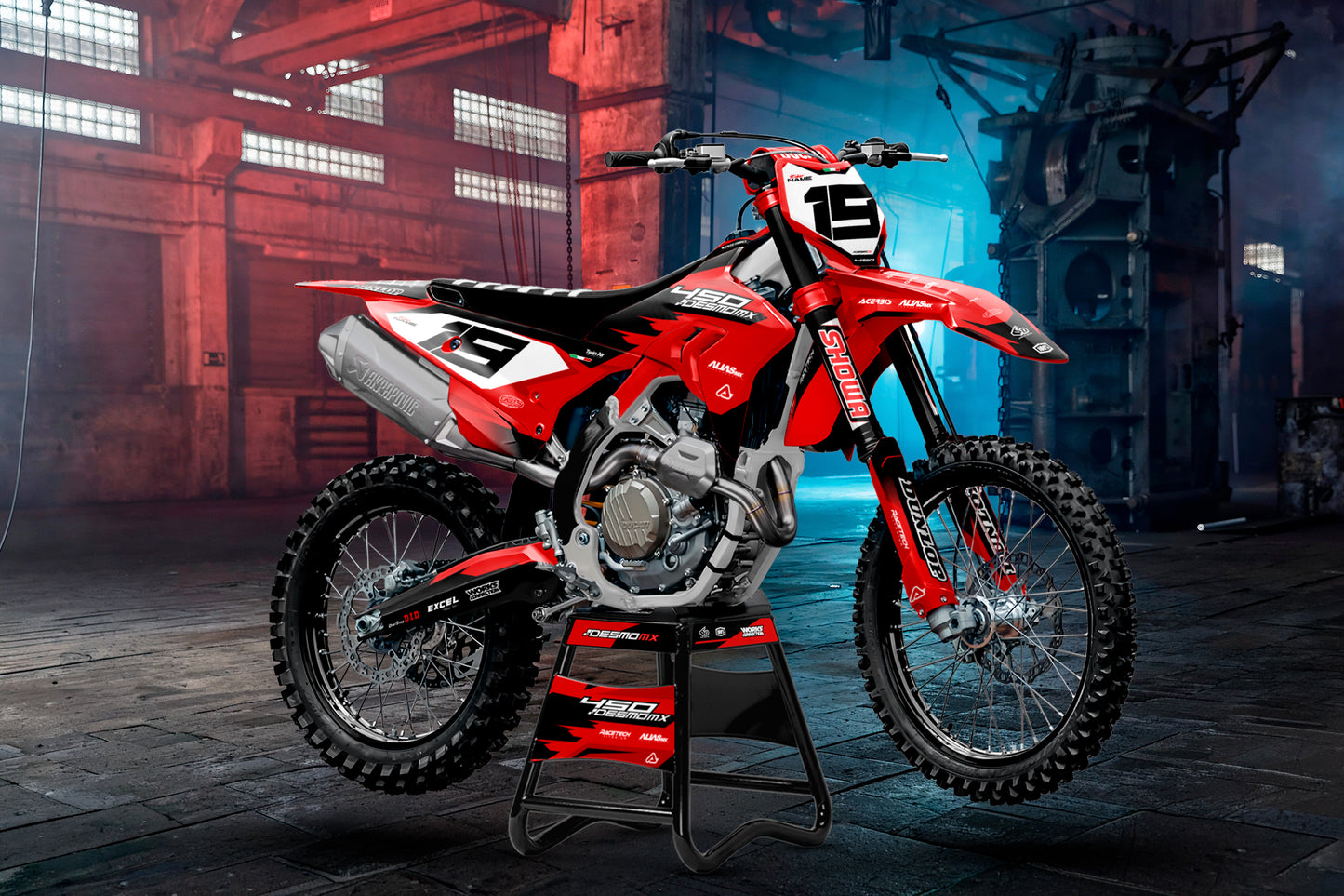 Ducati Ferrara Graphics Kit - Desmo 250 MX 450 MX