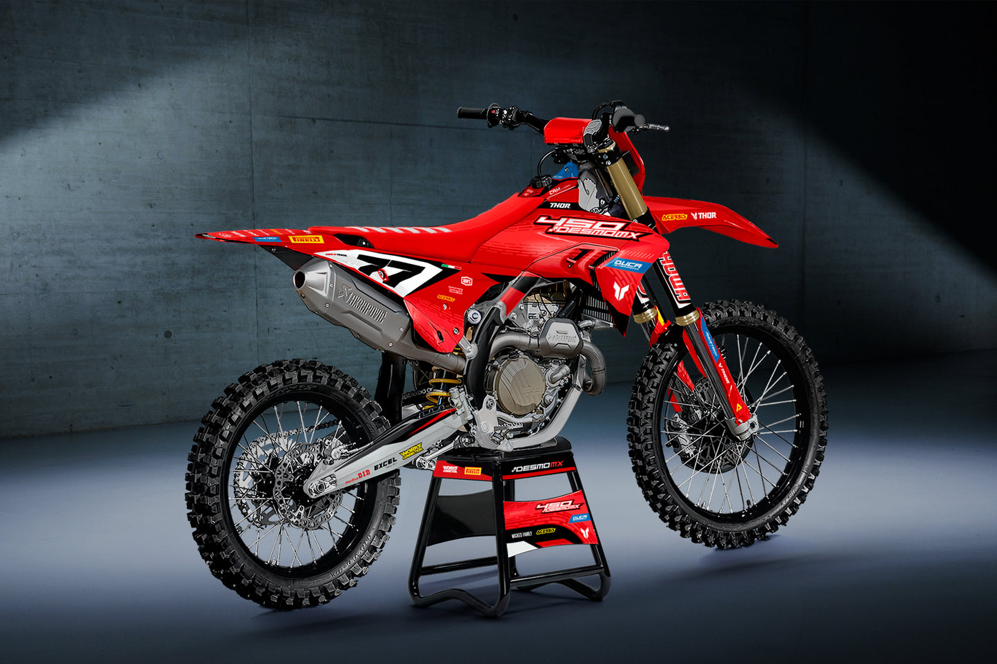 Ducati Imola Graphics Kit - Desmo 250 MX 450 MX