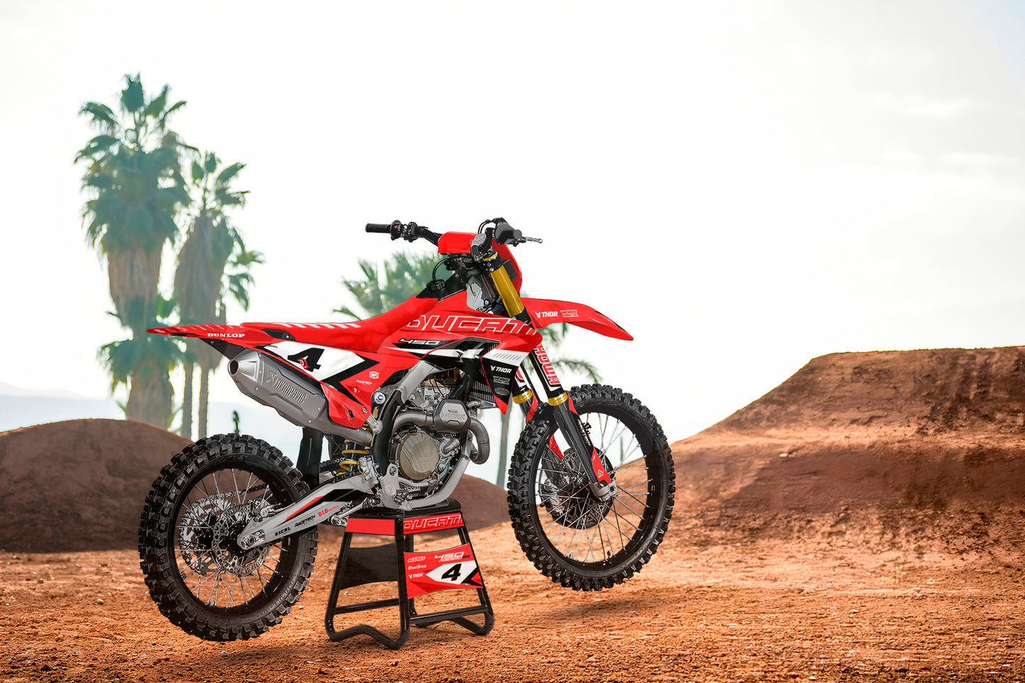 Ducati Napoli Graphics Kit - Desmo 250 MX 450 MX