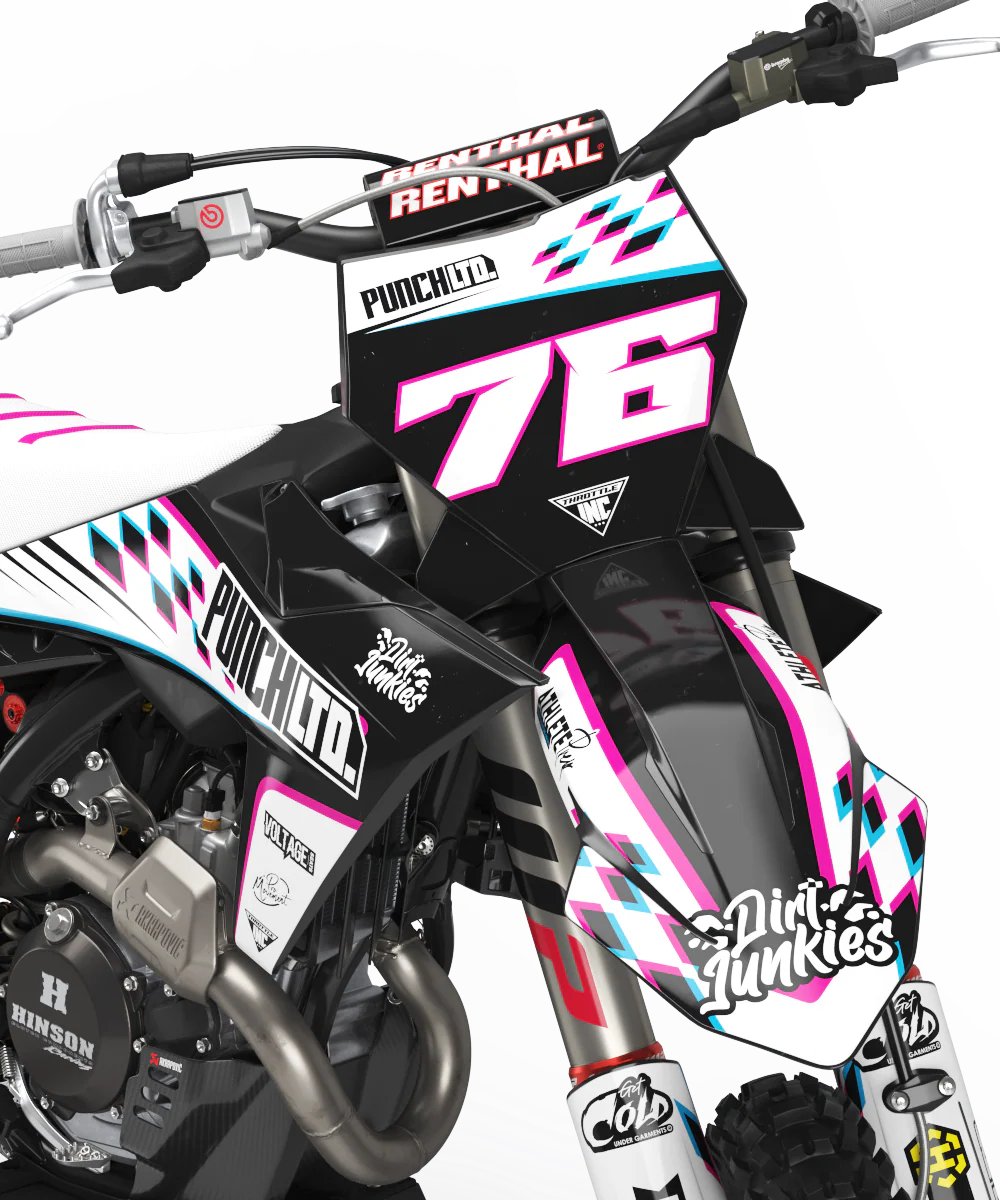 KTM Punch Graphics Kit - SX50 SX65 SX85 SX SXF EXC XC EXCF Six Days 125