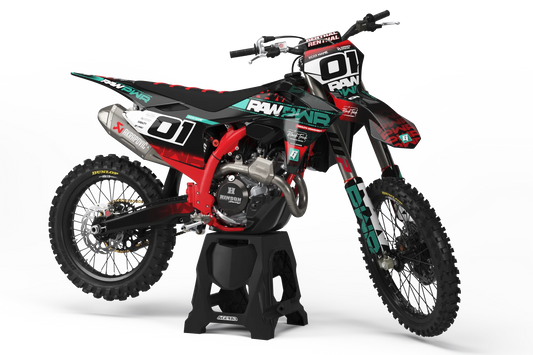 GasGas RAW PWR Graphics Kit - MC50 MC65 MC85 SM700 ES700 MC250F MC350F MC450F EC250F EC350F