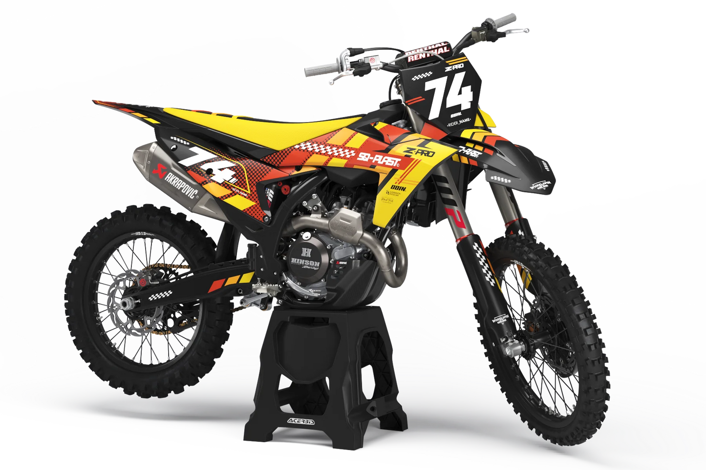 KTM Retro Graphics Kit - SX50 SX65 SX85 SX SXF EXC XC EXCF Six Days 125