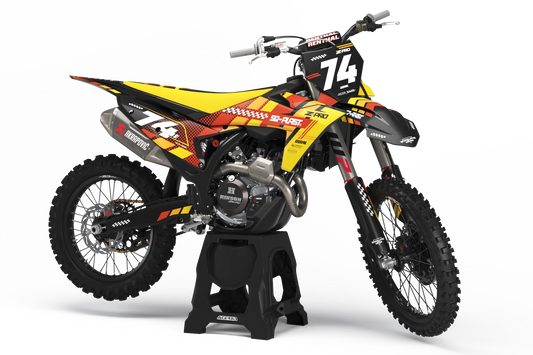 KTM Retro Graphics Kit - SX50 SX65 SX85 SX SXF EXC XC EXCF Six Days 125