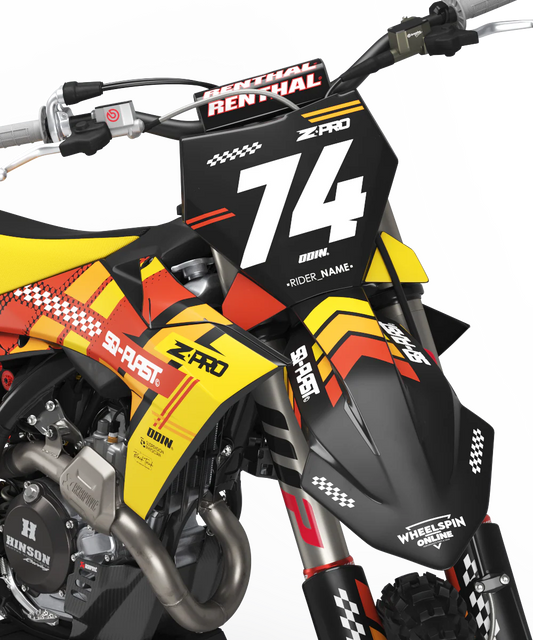 KTM Retro Graphics Kit - SX50 SX65 SX85 SX SXF EXC XC EXCF Six Days 125