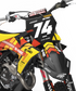 KTM Retro Graphics Kit - SX50 SX65 SX85 SX SXF EXC XC EXCF Six Days 125