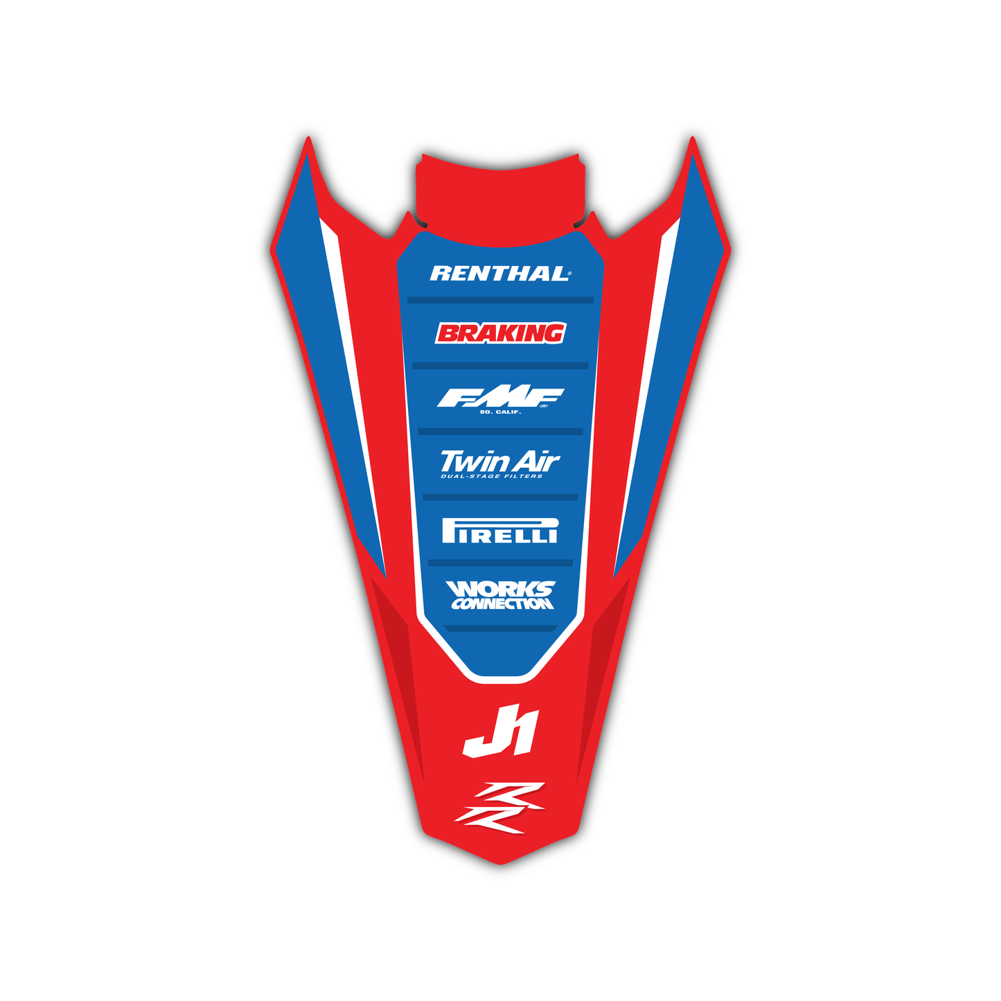 Rear Fender Graphics Kit - Fits Beta RR X-PRO RX 2T 250 350 RX 4T 450