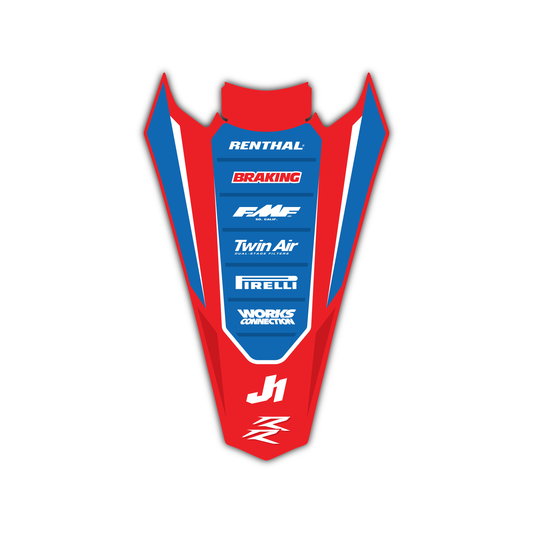 Rear Fender Graphics Kit - Fits Beta RR X-PRO RX 2T 250 350 RX 4T 450