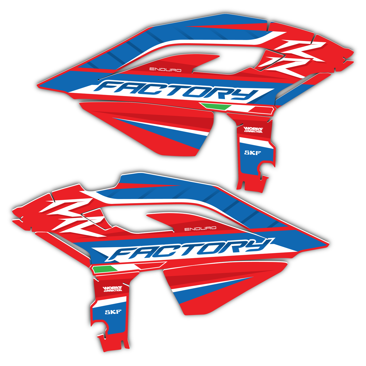 Radiator Shroud Graphics Kit - Fits Beta RR X-PRO RX 2T 250 350 RX 4T 450