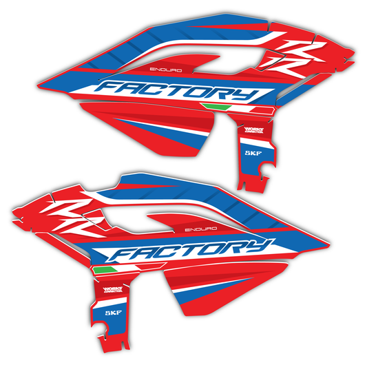 Radiator Shroud Graphics Kit - Fits Beta RR X-PRO RX 2T 250 350 RX 4T 450