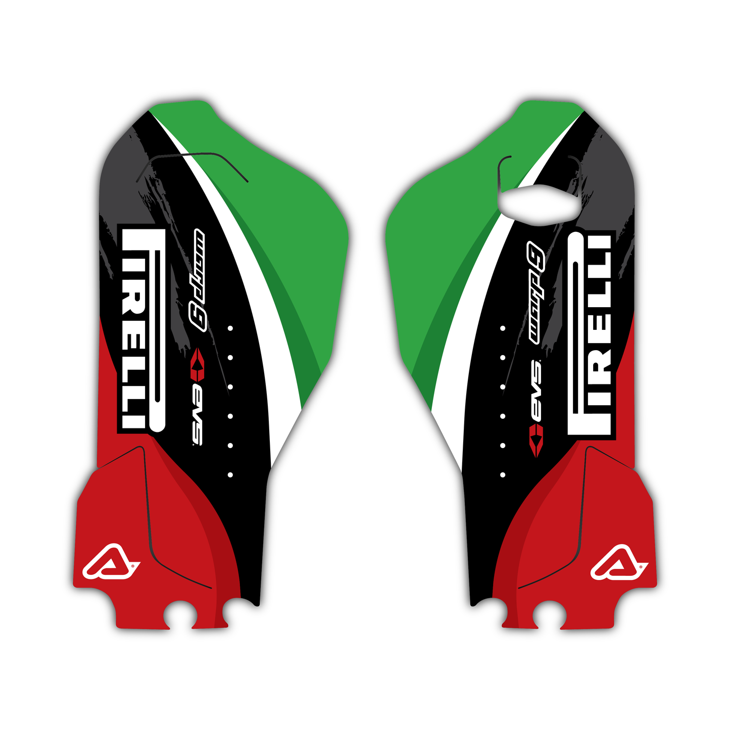 Lower Fork Guard Graphics Kit - Fits Ducati Desmo 250 MX 450 MX