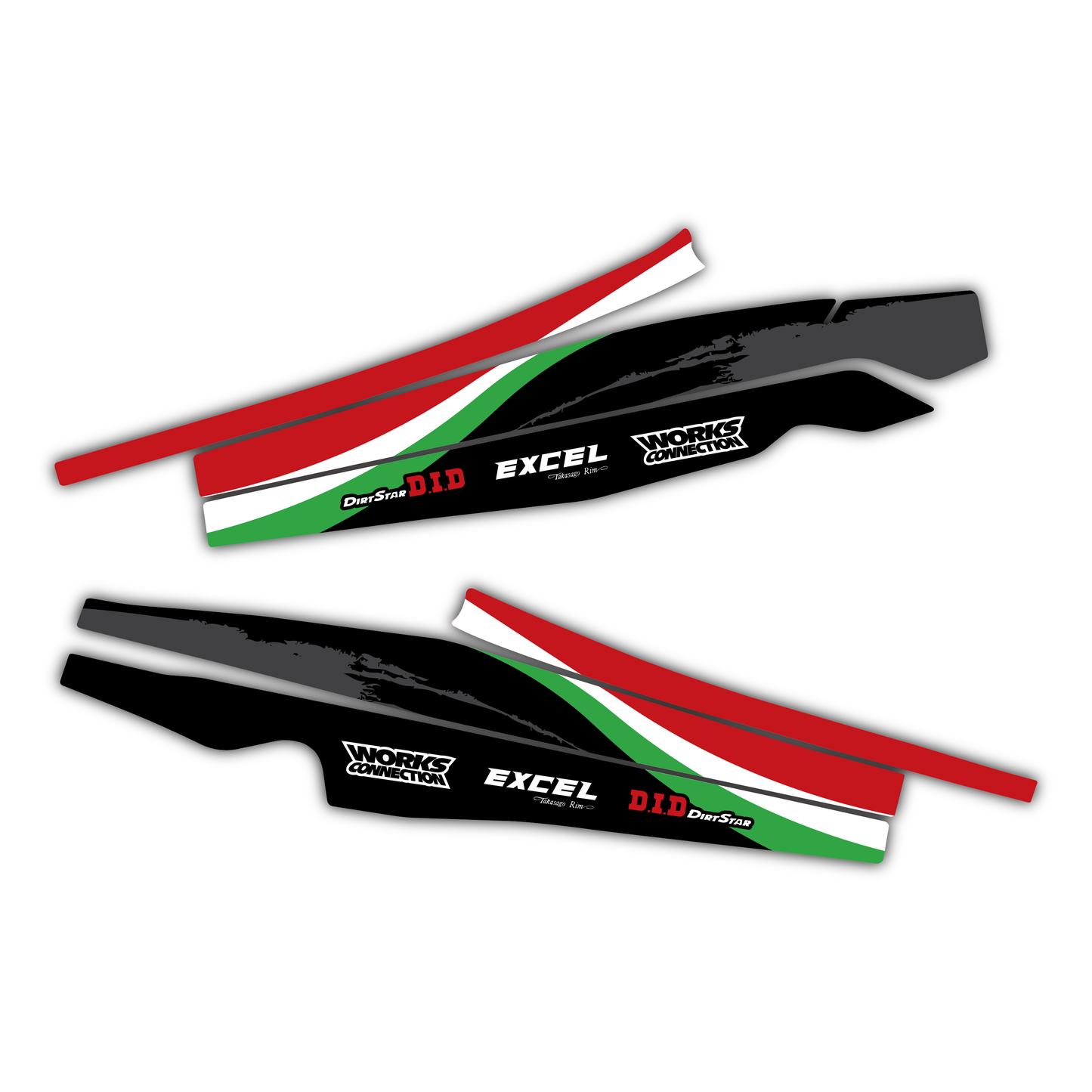 Swingarm Graphics Kit - Fits Ducati Desmo 250 MX 450 MX