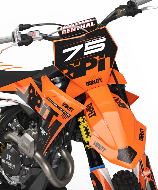 KTM Rip It Graphics Kit - SX50 SX65 SX85 SX SXF EXC XC EXCF Six Days 125