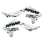 Radiator Shroud Graphics Kit - Fits Kawasaki KX65, KX85, KX250, KX250F, KX450F, KX450X