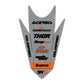 Rear Fender Graphics Kit - Fits KTM SX50, SX65, SX85, 125 SX, 250 SX-F, 350 SX-F, 450 SX-F, 250 EXC-F, 300 EXC, 500 EXC-F