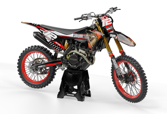 GasGas Samurai Graphics Kit - MC50 MC65 MC85 SM700 ES700 MC250F MC350F MC450F EC250F EC350F