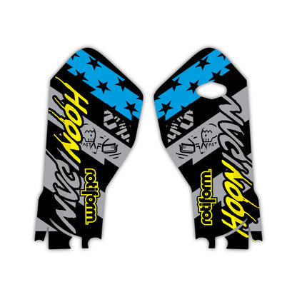 Lower Fork Guard Graphics Kit - Fits Stark Future Stark VARG Electric Motocross Bike