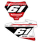 Front & Side Number Plate Graphics Kit - Fits GasGas MC 85, MC 125, MC 250F, MC 450F, EX 250F, EX 300, EC 250, EC 300