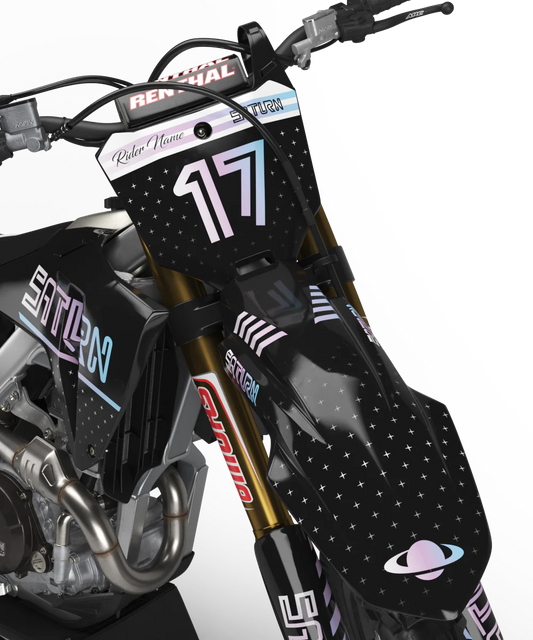Honda Saturn Graphics Kit - CRF50 CRF110 CR125 CR250 CRF250r CRF450r CRF450RL CRF450RX CRF300L