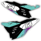 Side Number Plate Graphics Kit - Fits KTM SX50, SX65, SX85, 125 SX, 250 SX-F, 350 SX-F, 450 SX-F, 250 EXC-F, 300 EXC, 500 EXC-F