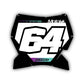 Front Number Plate Graphics Kit - Fits KTM SX50, SX65, SX85, 125 SX, 250 SX-F, 350 SX-F, 450 SX-F, 250 EXC-F, 300 EXC, 500 EXC-F