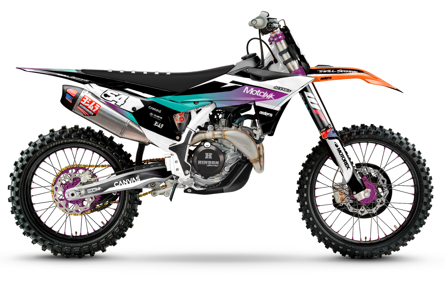 KTM Seeker Graphics Kit - SX50 SX65 SX85 SX SXF EXC XC EXCF Six Days 125