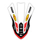 Front Fender Graphics Kit - Fits Yamaha YZ125, YZ250, YZ250F, YZ450F, WR250F, WR450F