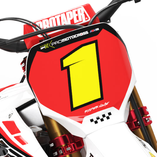Southwick Yamaha Front Number Plate blue for Yamaha YZF YZ 250 F YZ 450 F YZ 250 FX YZ 450 FX Front Number Board Bolt-On Plastic & Graphics Kit