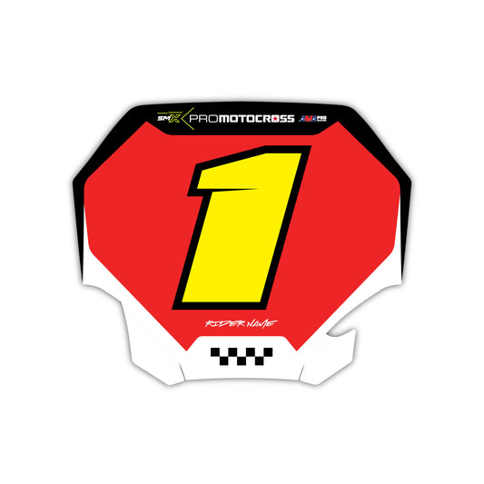Front Number Plate Graphics Kit - Fits Yamaha YZ125, YZ250, YZ250F, YZ450F, WR250F, WR450F