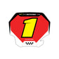 Front Number Plate Graphics Kit - Fits Yamaha YZ125, YZ250, YZ250F, YZ450F, WR250F, WR450F