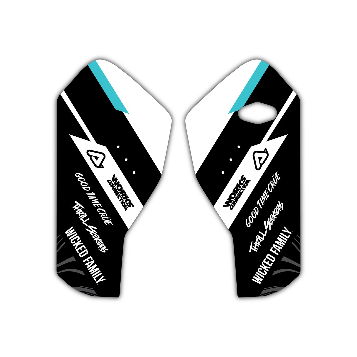 Lower Fork Guard Graphics Kit - Fits Stark Future Stark VARG Electric Motocross Bike