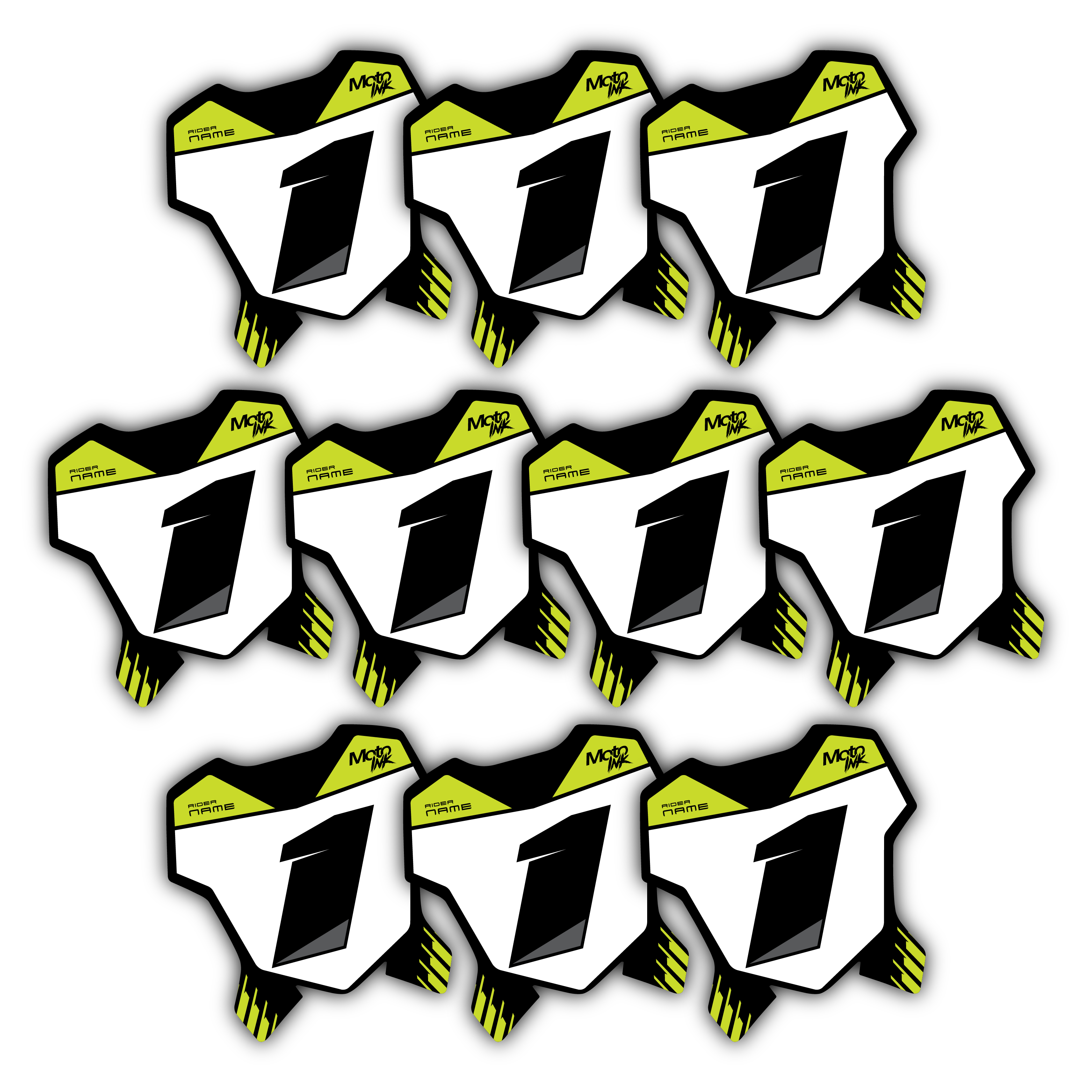 Triumph Custom Hub Sticker Sets – MotoInk