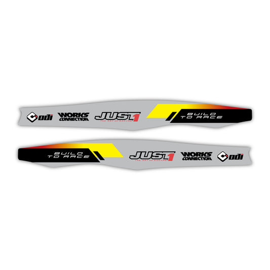 Swingarm Graphics Kit - Fits KTM SX50, SX65, SX85, 125 SX, 250 SX-F, 350 SX-F, 450 SX-F, 250 EXC-F, 300 EXC, 500 EXC-F