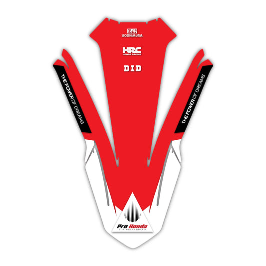 Tokyo Honda CRF 250 300 450 R RX RXW L Enduro Front Mudguard Fender Bolt-On Plastic & Graphics Kit
