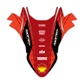Front Fender Mudguard Graphics Kit - Fits Ducati Hypermotard 689 Mono
