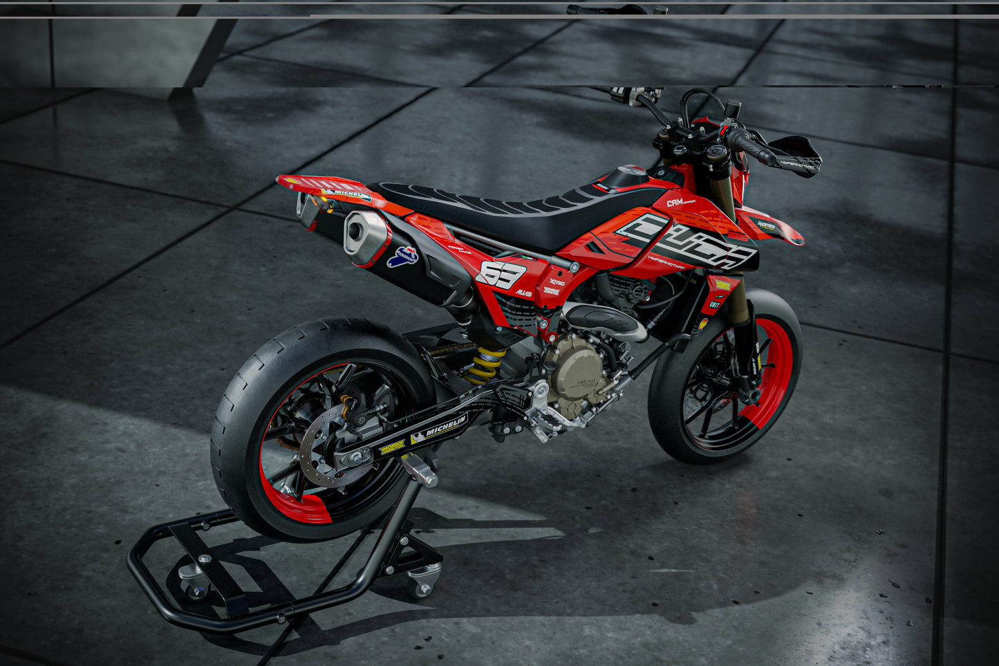Ducati Hypermotard 689 Mono Torino Graphics Kit