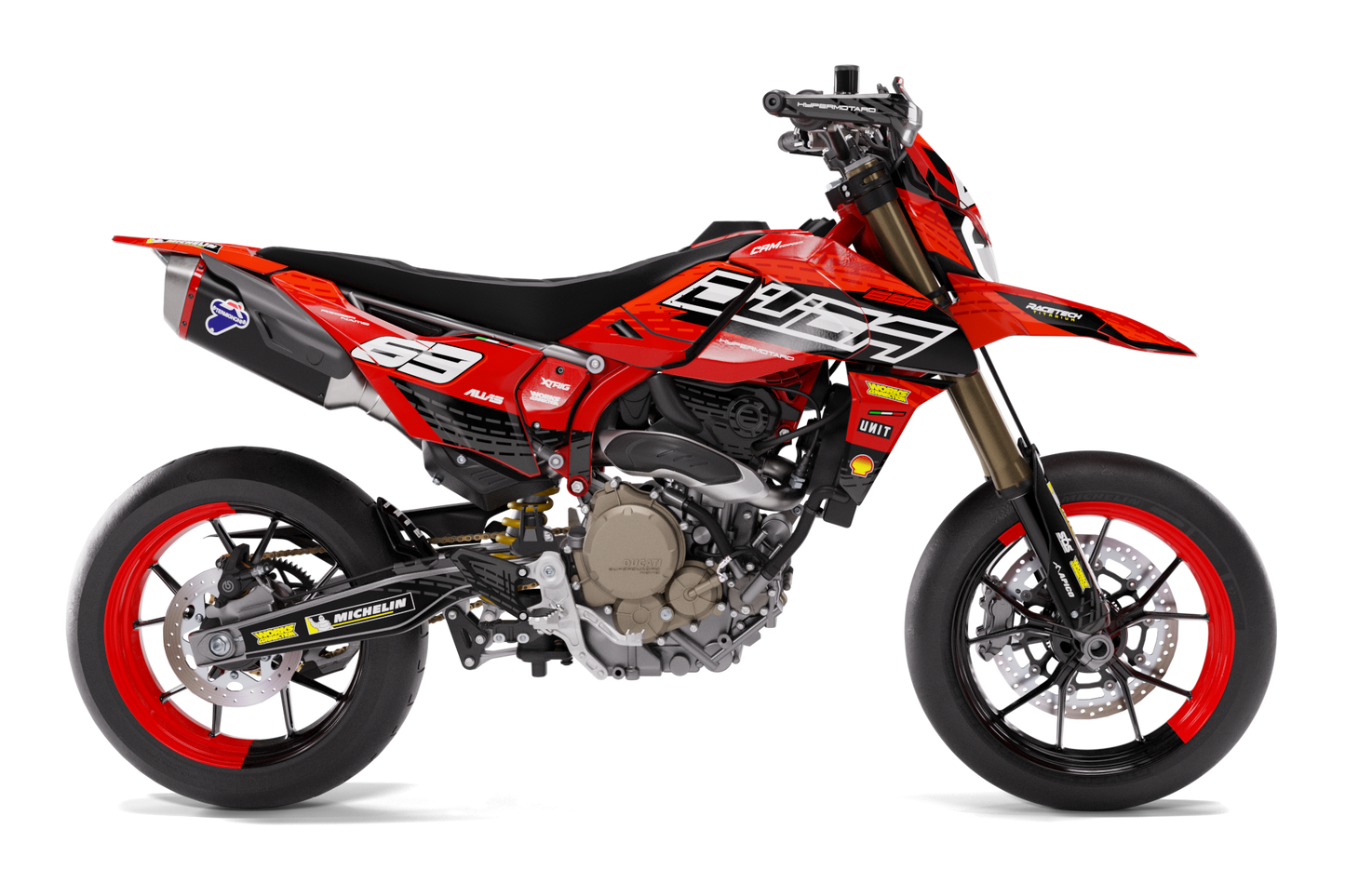 Ducati Hypermotard 689 Mono Torino Graphics Kit