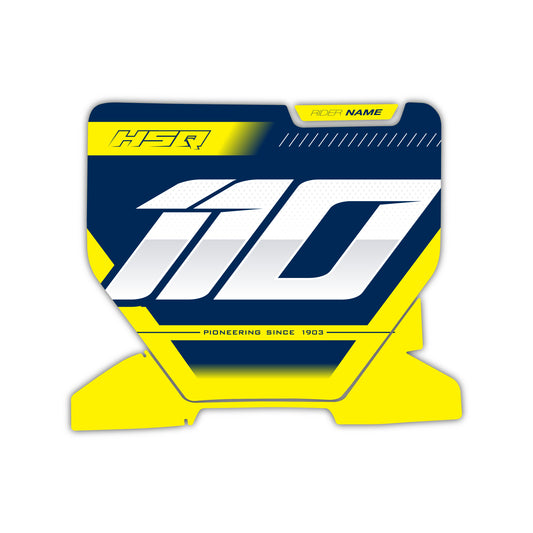Front Number Plate Graphics Kit - Fits Husqvarna TC 85, TC 125, FC 250, FC 350, FC 450, TE 300, FE 250, FE 350, FE 501