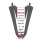 Rear Fender Graphics Kit - Fits Fantic XX125, XX250, XXF250, XXF450, XE125, XEF250, XEF450