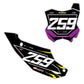 Front & Side Number Plate Graphics Kit - Fits Kawasaki KX65, KX85, KX250, KX250F, KX450F, KX450X