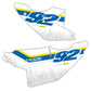Side Number Plate Graphics Kit - Fits Husqvarna TC 85, TC 125, FC 250, FC 350, FC 450, TE 300, FE 250, FE 350, FE 501