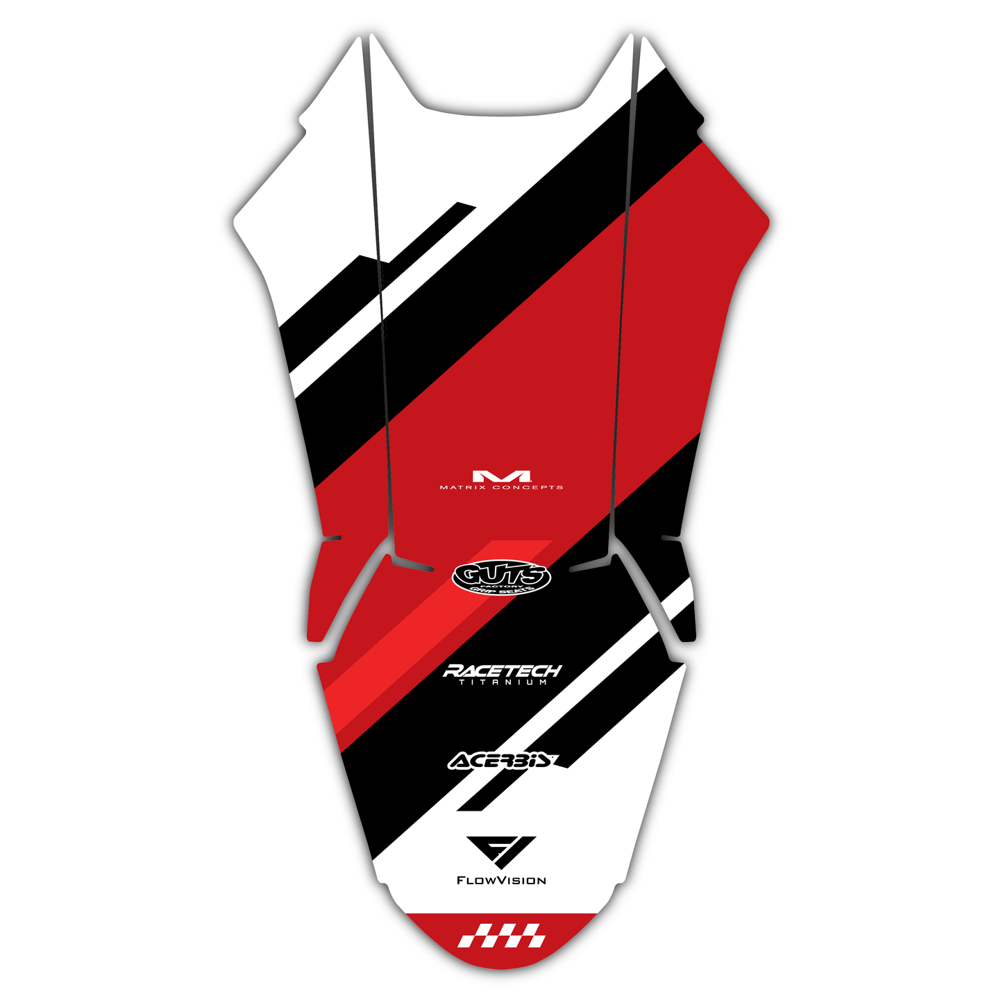 Front Fender Graphics Kit - Fits Ducati Desmo 250 MX 450 MX