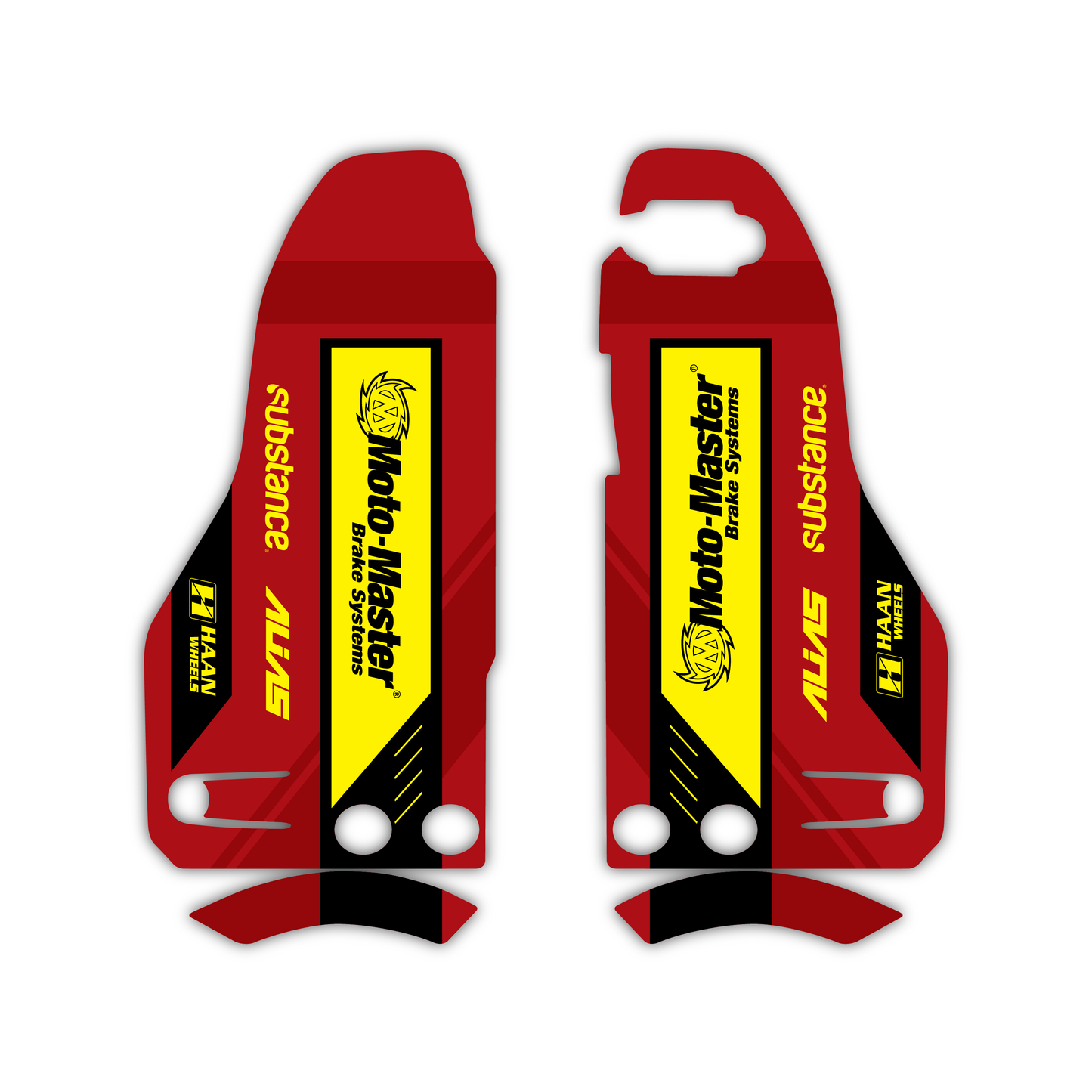 Lower Fork Guard Graphics Kit - Fits Ducati Hypermotard 689 Mono