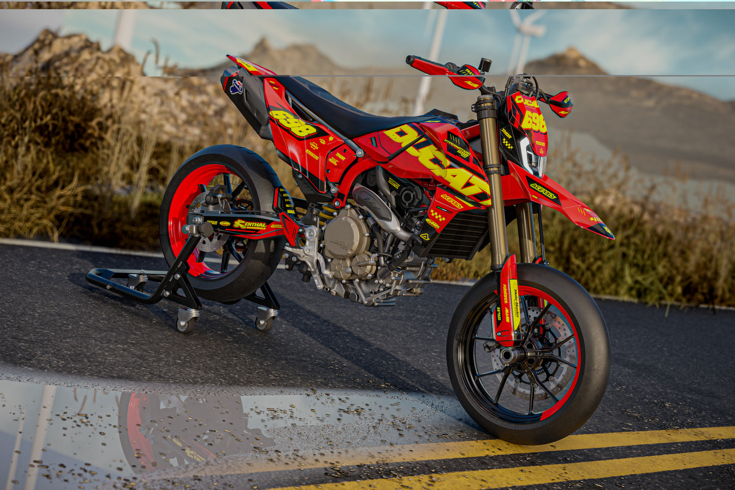 Ducati Hypermotard 689 Mono Verona Graphics Kit