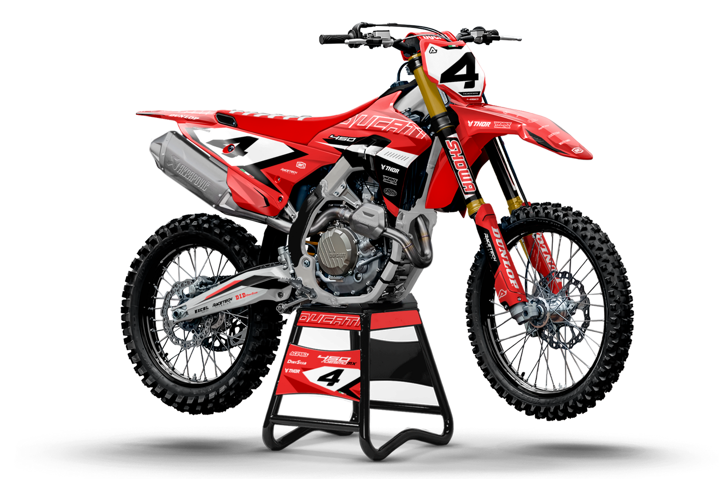 Ducati Napoli Graphics Kit - Desmo 250 MX 450 MX