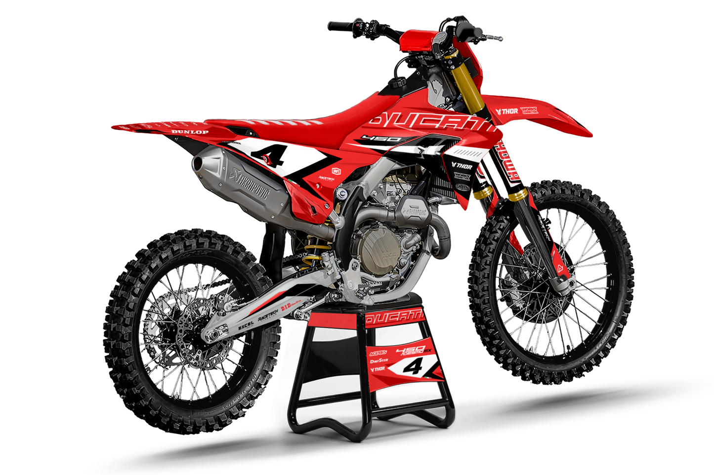 Ducati Napoli Graphics Kit - Desmo 250 MX 450 MX