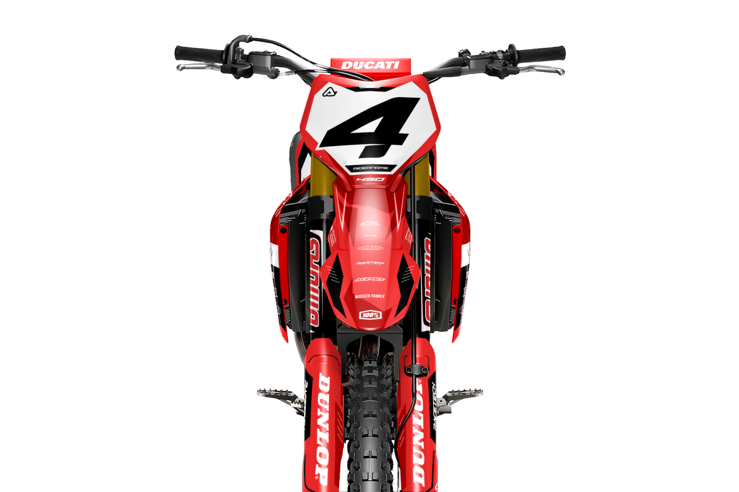 Ducati Napoli Graphics Kit - Desmo 250 MX 450 MX