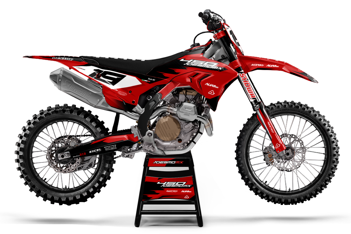 Ducati Ferrara Graphics Kit - Desmo 250 MX 450 MX